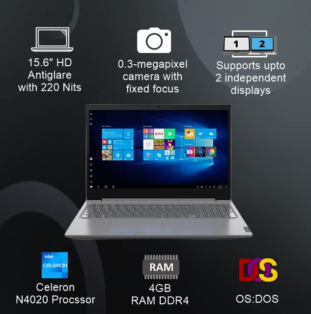 lenovo v15 celeron n4020 8gb 256gssd precio